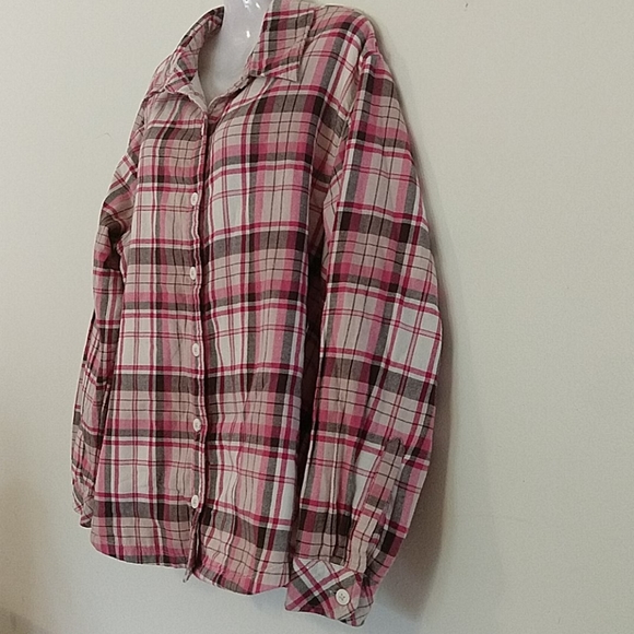 Riders by Lee flannel Y2K jacket Cabin Core Sz XL - Picture 4 of 5